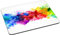 PEDEA Gaming und Office Mauspad - 220 x 180 mm - mit vernähten Rändern und rutschfester Unterseite, color blob