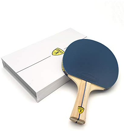 Killerspin Classic Schläger Ping Pong Paddel für Anfänger Jet Basic Gummigriffe Ausgestellter Griff Blau
