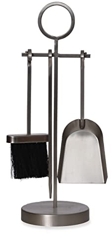 Garden Trading Paxford Fireside Tool Set Crafted in Powder Coated Steel | H48 X W15.5 X D15.5cm | Fully-Assembled