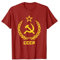 Kommunismus Symbol Kostüm UdSSR CCCP Hammer Sichel T-Shirt