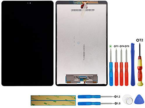 swark LCD Display Kompatibel mit Galaxy Tab A 10.5 SM-T590/T595 10.5 Zoll Schwarz Touchscreen + Tools