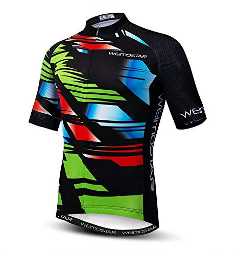 Herren Radtrikot Sets Kurzarm Ärmellos Fahrrad Trikots Anzüge MTB Shirts Top Shorts Racing Fahrradbekleidung, Cd6103, XXL/Brust 108/112 cm