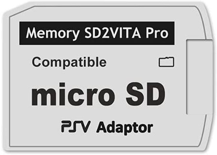 Replacement Fast Loading Card Adapter for PSVita Game Card to Micro SD/TF SD Vita Convertor for Playstatio Vita 1000 2000 PSV 1000 2000 (White V5.0)