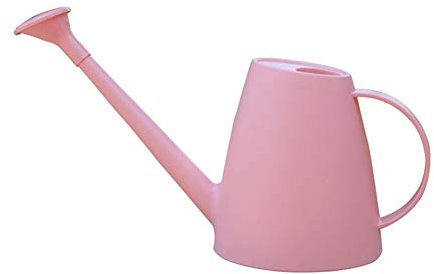 Jjoer Kleine GießKanne EinzelgießKanne Aus Edelstahl Gold GießKanne 1L Vintage Stil BlumensprüHer GießKanne Gold for Herbes Aromatiques Interieur pink