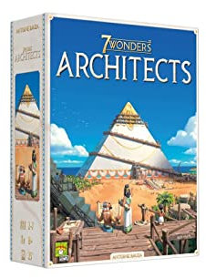 7 Wonders: Architects – UNbox Now – Gesellschaftsspiel für Kinder ab 8 Jahren – As d'Or 2022 – für 2 bis 7 Spieler – Bauen Sie Ihre vereinfachte antike Stadt – 25 Minuten - Französische Sprache