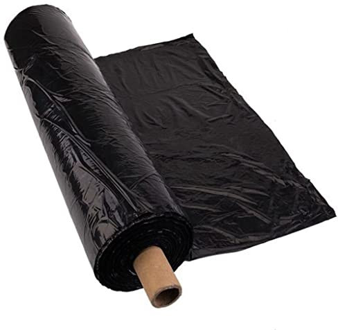 GBNHGYP Mo 260 Quadratmeter/Rolle Landwirtschaftliche Erdbeer-Gemüsepflanze Mulch Black Film, Garten-Jäten Warmer Mulch-Film, Pflanzenwachstum Schutzfilm (Size : Width 1.0m)