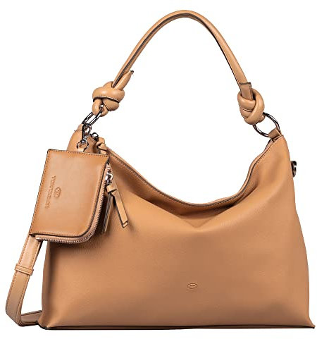 TOM TAILOR bags Hannah Damen Hobo Bag Schultertasche Mittelgroß Braun
