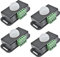 Heemol Mini Bewegungsm DC 12V 6A Infrarot Sensor Schalter Automatik mit Bewegungsmelder Schwarz 4PCS.