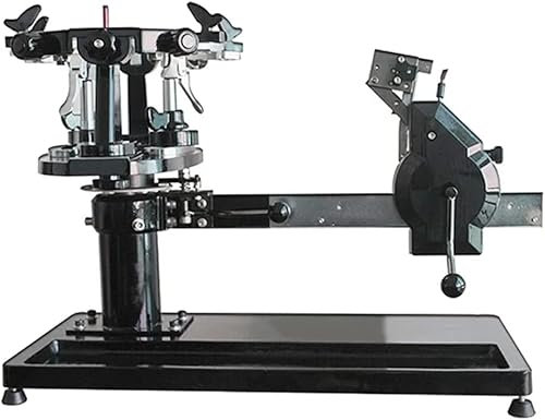 Desktop Racket Stringing Machine, Badminton Racket Stringing Machine, Tennis Racket Stringer 360 Degree Rotation Tabletop Racket String Machine with Tools and Accessories