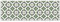 mubusi Tapis Vinyle du Sol Cuisine Salon - Différentes Tailles - (Sud Verte 50x150 cm)