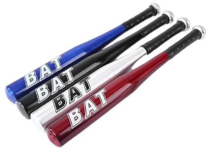 SDMAX Aluminium Alloy Baseball Bat, Assorted Colours Random Sent, Outdoor Sports, Non Slip Handle, Lightweight, For Outdoor Training And Practise, Sturdy & Durable, 71cm