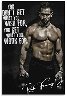 YIFANF Bild Auf Leinwand 40 * 60cm Senza Cornice Stampa artistica sul motivo Rich Froning Jr Poster Tela Wall Art Room Immagini per Camera da letto Regali Decor