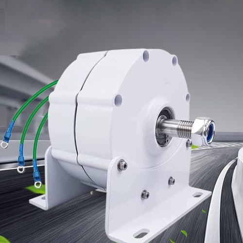 CHRISK 1000W 12V 24V 48V Permanentmagnet-Lichtmaschine PMA mit niedriger Drehzahl Lichtmaschine mit Aluminiumlegierungsgehäuse Permanentmagnet mit niedriger Drehzahl,220v