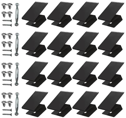 Fensterbrett-Up-Clips, Türgriff-befestigte Sturmfenster-Clips – Sturmsperrholz-Clips, Board-Up-Clips, sichere und einfache Installation für Schutz