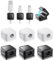 Magnetic Cord Organizer, Easy Secure Adhesive Cable Management, Wire Holder Keeper Organizer Management (6, black-white)