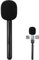 KXVXXV Drahtloser Mikrofongriff Handheld Adapter Handheld Mikrofonhalter für Rode Wireless GO I/II DJI Mic, Mikrofon Handadapter für Interviews YouTube Tiktok Vlogging