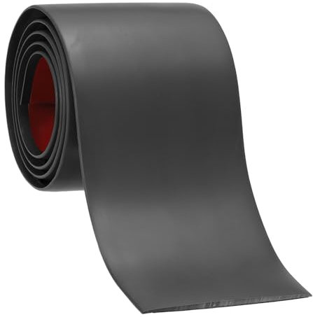 PATIKIL Self Adhesive Floor Transition Strip 76 mm x 2 Meters, Vinyl Laminate Floor Flat Divider for Joining Floor Gaps Doorways Carpet Cover Floor Tiles Black