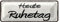 Vintage Blechschild | Heute Ruhetag | Nostalgie Deko | 10 x 27cm