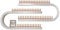 Wall- Mounted Nail Polish Holder Rack, 1 Pair of Shelves for Organising Nail Varnishes, Makeup& Essential Oils – Space- Saving Display Stand for Salons, Shops& Home – Tool- Free Assembly – White