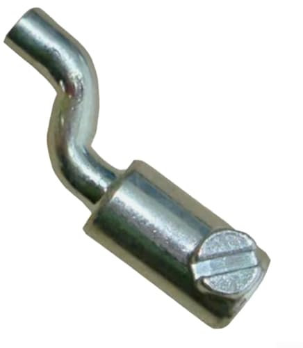 Metal Dog Leg Z Cable End Single Hole Fixed 2mm Cable Fits Many Lawn Mowers Replacement Parts(1pcs)