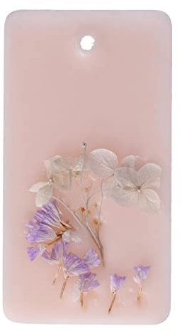 DriKou 3PCS Aromatherapy Wax, Rose Aromatherapy Candle Scented Wax for Car Wardrobe Living Room (Rectangle (12 X 10 X 1.5cm / 4.72 X 3.94 X 0.59in))