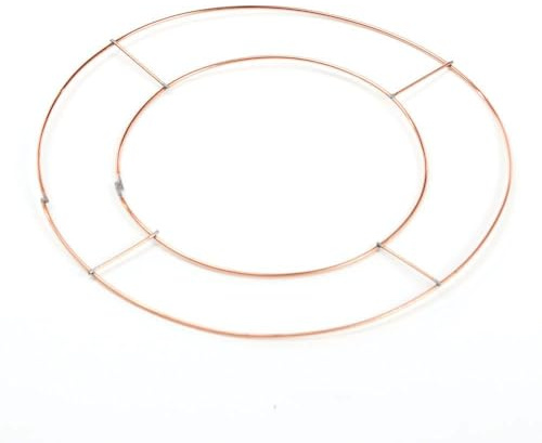 Pack of 20 x 8 Wire Rings | Perfect For Festive Christmas Wreaths | Copper and Easy To Use | Strong and Durable | Great for Floral Decorations