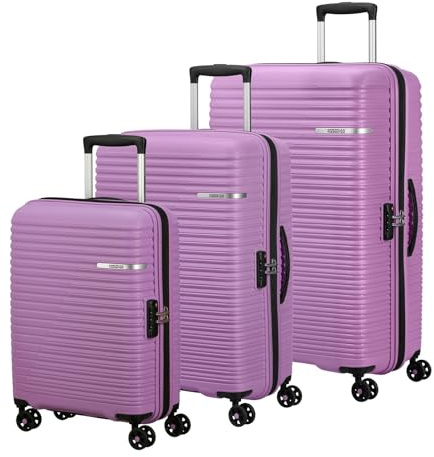 American Tourister Trolley Liftoff 3 PC Set D Violet Pink Flieder 79cm