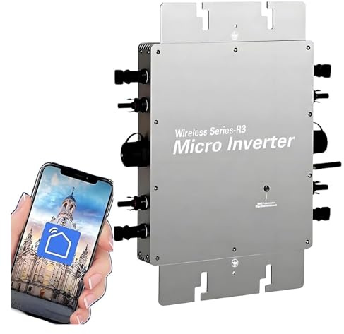 Onduleur Solaire de Lien de Grille de Micro onduleur 1200 W, Onde sinusoïdale Pure, onduleurs de Puissance d'identification Automatique étanche Auto-Refroidissement