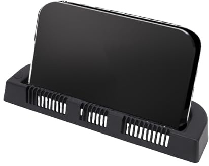 Goshyda Soporte de Refrigeración para Consola de Juegos, Ventiladores RGB Duales con 7 Aspas de Disipación de Calor Eficiente, 3 Configuraciones de Velocidad, Puerto de Salida USB A
