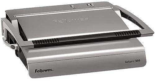Fellowes 5622001 Profi Büro Galaxy 500 Plastikbindegerät platin/schwarz, grau, Stanzleistung 25 Blatt