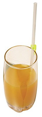 Able2 One-Way Drinking Straws with Hinged Lid