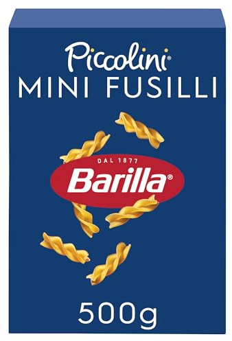 Barilla Pasta Mini Fusilli Piccolini, 500 gr | Pasta Corta di Semola di Grano Duro