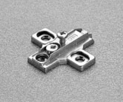 Base per Cerniera in Acciaio Salice art. B2R3E09/15 foratura 37X32 mm 2pz