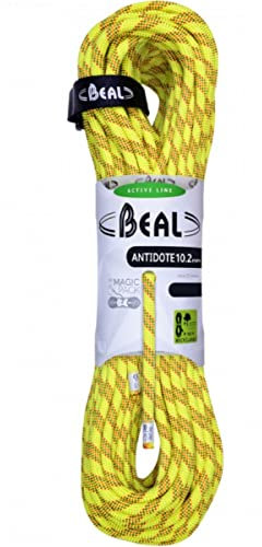 Beal Antidote Unisex Climbing Rope, unisex_adult, BC102A, yellow, 70 m