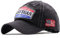 Sporty Baseballcap Las Vegas Distressed Snapback Vintage Used Look Retro Poker Casino Oldschool Kappe Mütze Cap Schirmmütze Basecap verstellbar (Grau)