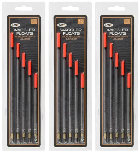 NGT Waggler Floats Wide Tipped Clear Loaded