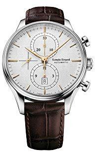 Louis Erard Héritage Klassische Automatikuhr, Silber, Chronograph, Tag
