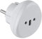 Electraline 70057 Reiseadapter Schweiz/Italien/Brasilien nach Deutschland/Europa, Weiß