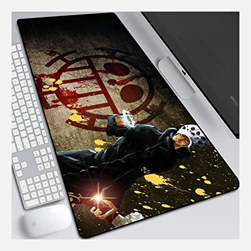 Mauspad Onepiece 900X400mm Mauspad, Perfekte Präzision und Geschwindigkeit Gaming-Mauspad mit 3 mm starker Unterseite, für Notebooks, PC, P