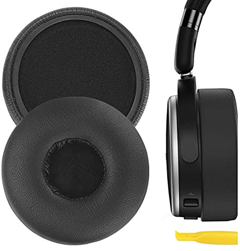 Geekria QuickFit - Cuscinetti auricolari di ricambio per cuffie AKG N60NC Wire (non adatti per N60NC Wireless), parti di riparazione (grigio scuro)