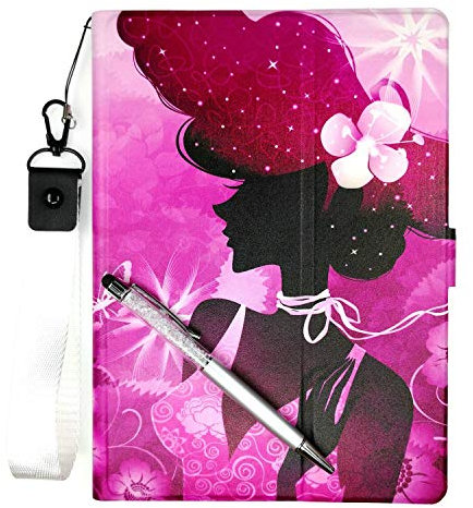 Lovewlb Tablet Custodia per Mediacom 8BY EEA Custodia Pelle Stand Case Cover SN