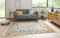Nouristan Naveh Orient Teppich – Wohnzimmerteppich Orientalisch Kurzflor mit Fransen Vintage Orientalischer Samt-Teppich für Esszimmer, Wohnzimmer, Schlafzimmer – Creme Cord, 135x195cm