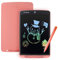 YUSHANG Tableta de Escritura LCD-12 Tableta de Dibujo LCD Colorida Aldult Bloc de Notas LCD Pizarra de Escritura LCD Portátil Utilizada para Escribir Pintura y Notas(Rosa-12)