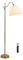 ACMHNC Lampadaire Dimmable Vintage 12W Sur Pied Avec Télécommande E27 - Liseuse pour Salon, Chambre, Bureau