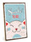 TypeStoff Holzschild mit Spruch – Smile – im Vintage-Look mit Zitat als Geschenk und Dekoration zum Thema Freude und Lachen - HS-00981