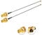 Vecys 2PCS U.F.L1 zu RP-SMA Buchse Low Loss Koaxialkabel 6 /15CM U.F.L1 1.13mm Mini-Koaxial Pigtail Kabel für Wireless Router Mini PCIE Netzwerkkarten PCI Wi-Fi WAN Repeater