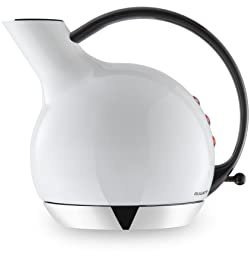 BUGATTI, Giulietta, Design Electric Kettle with Removable Limescale Filter, 1.2 Liter Capacity, 18/10 Stainless Steel Kettle