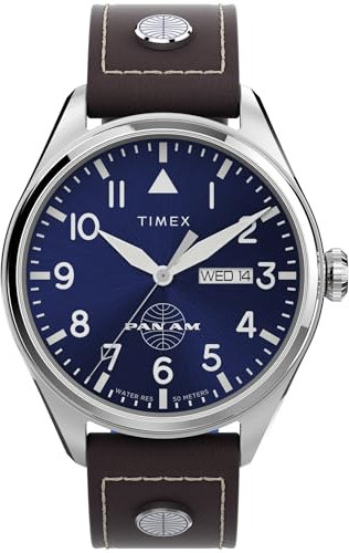 Timex Women Analog Quartz Watch with Leather Strap TWG030100JR