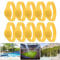 10 Stück 125 kHz RFID-Armband Silikonarmband IP68 wasserdichte ID-Karte für Schwimmbad-Sauna-Raum (schwarz) Haussicherheitssysteme (Gelb)