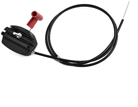 Rasenmäher Gaszug, 142cm 56 Legierung Gaszug & Choke Hebel Rasenmäher Rasenmäher Zubehör Mäher Ersatzteile